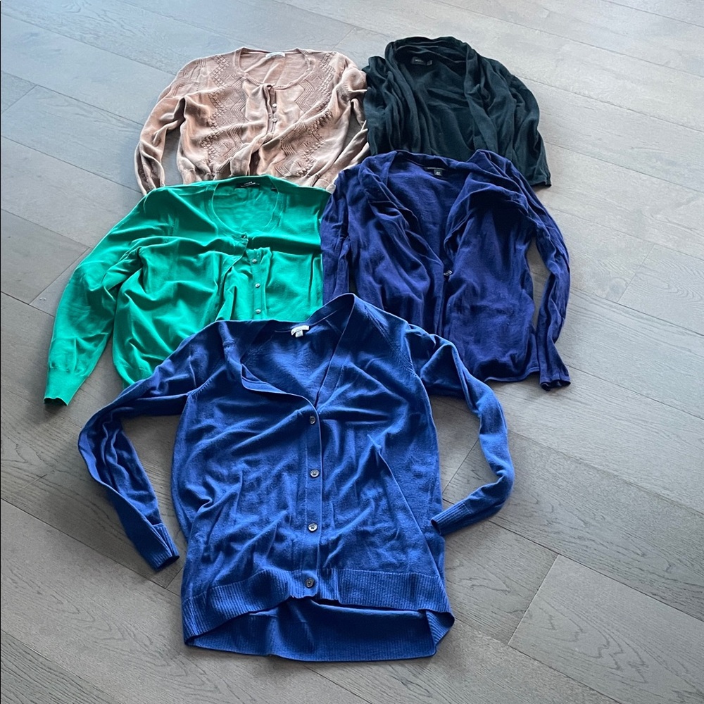 MEXX and Banana Republic and GAP Colorful Cardigan Set